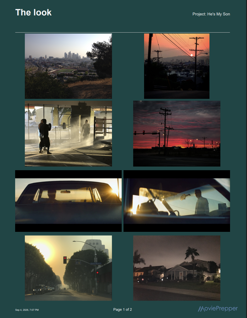 MoviePrepper Update Scenes screen for matching scenes between script revisions